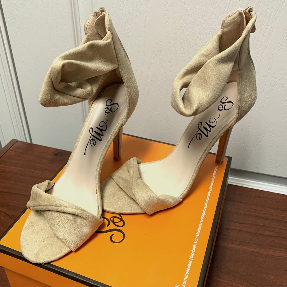 Stiletto Heel, So Me, size 8, cream